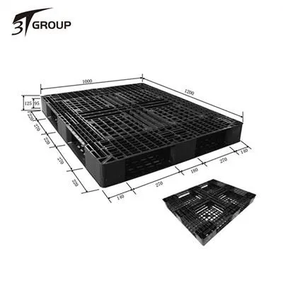 Paleta de plástico para almacenamiento en frío