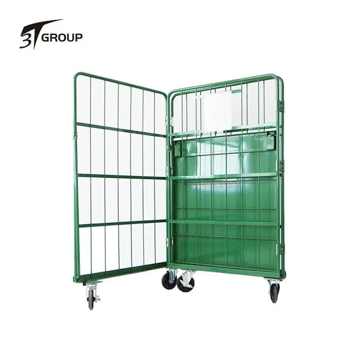 Cheap 3 Sided Heavy Duty Roll Cage Trolley