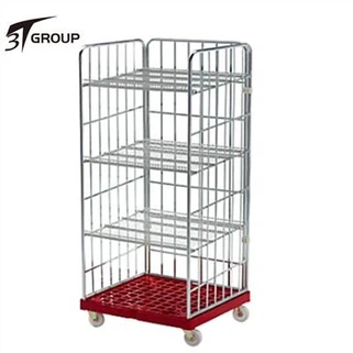 Jaula de rollo base de plástico